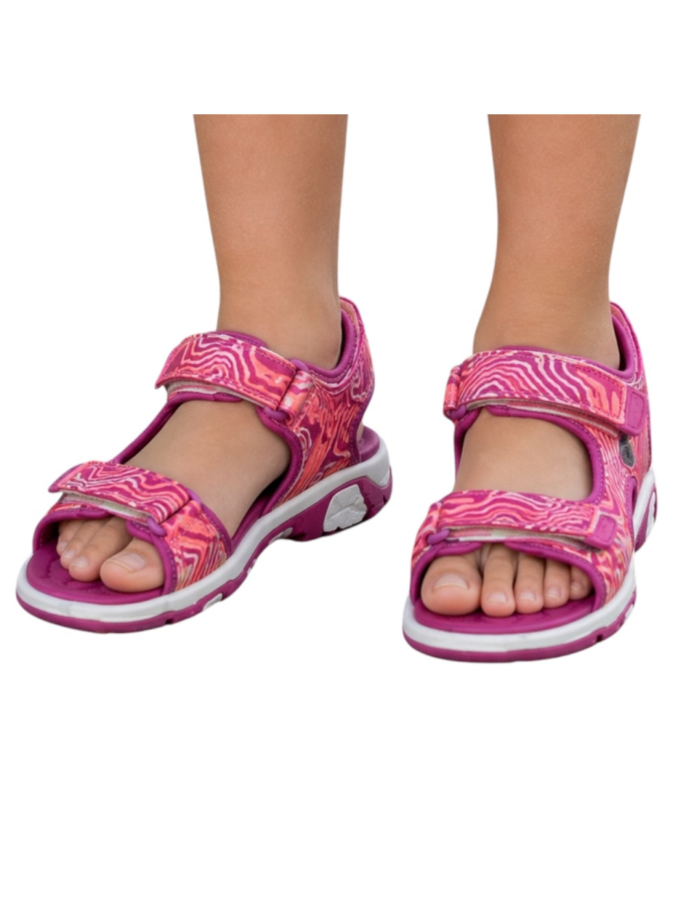 Eddie Bauer Girls Pink Sport Sandals Size 13 Water Hiking Outdoor Shoes